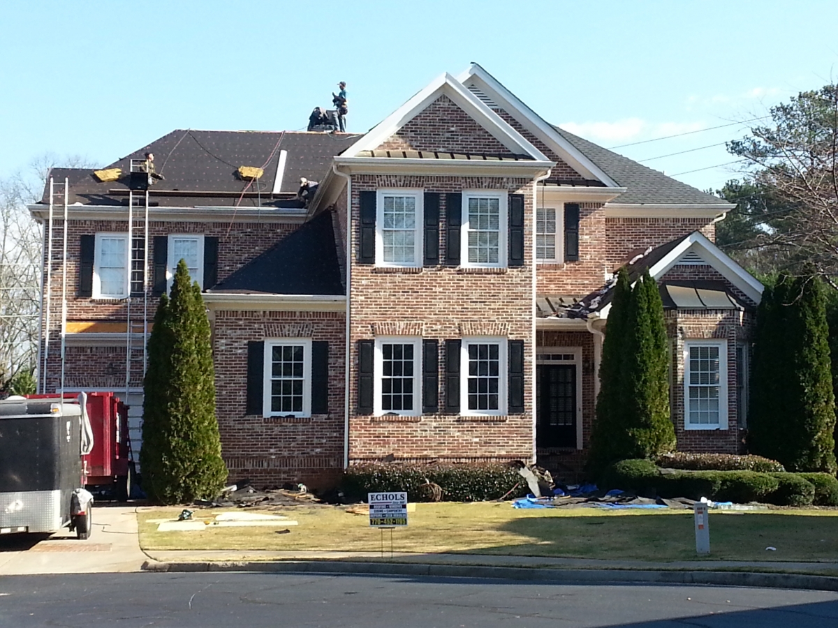 roof replacement project