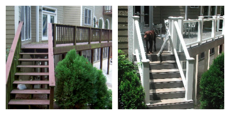 Echols Deck Before & After
