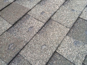 photo Fake Hail Damage Caused by Storm Chaser Roofer